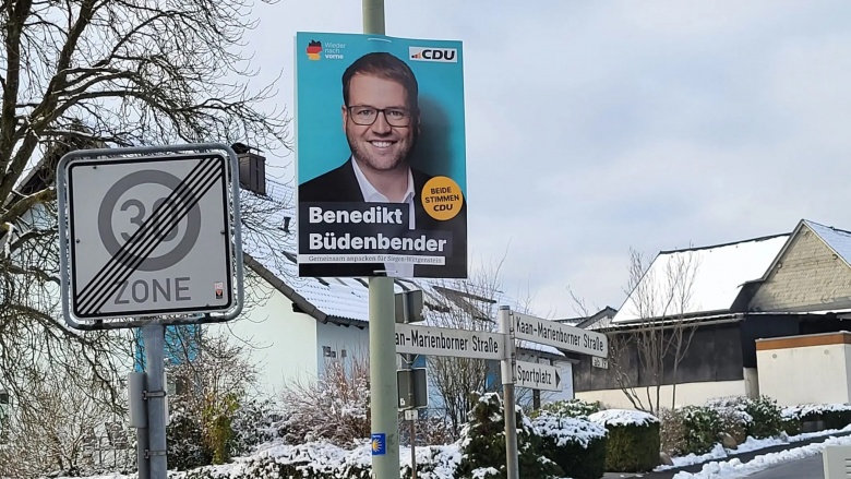 Plakateaufhängen